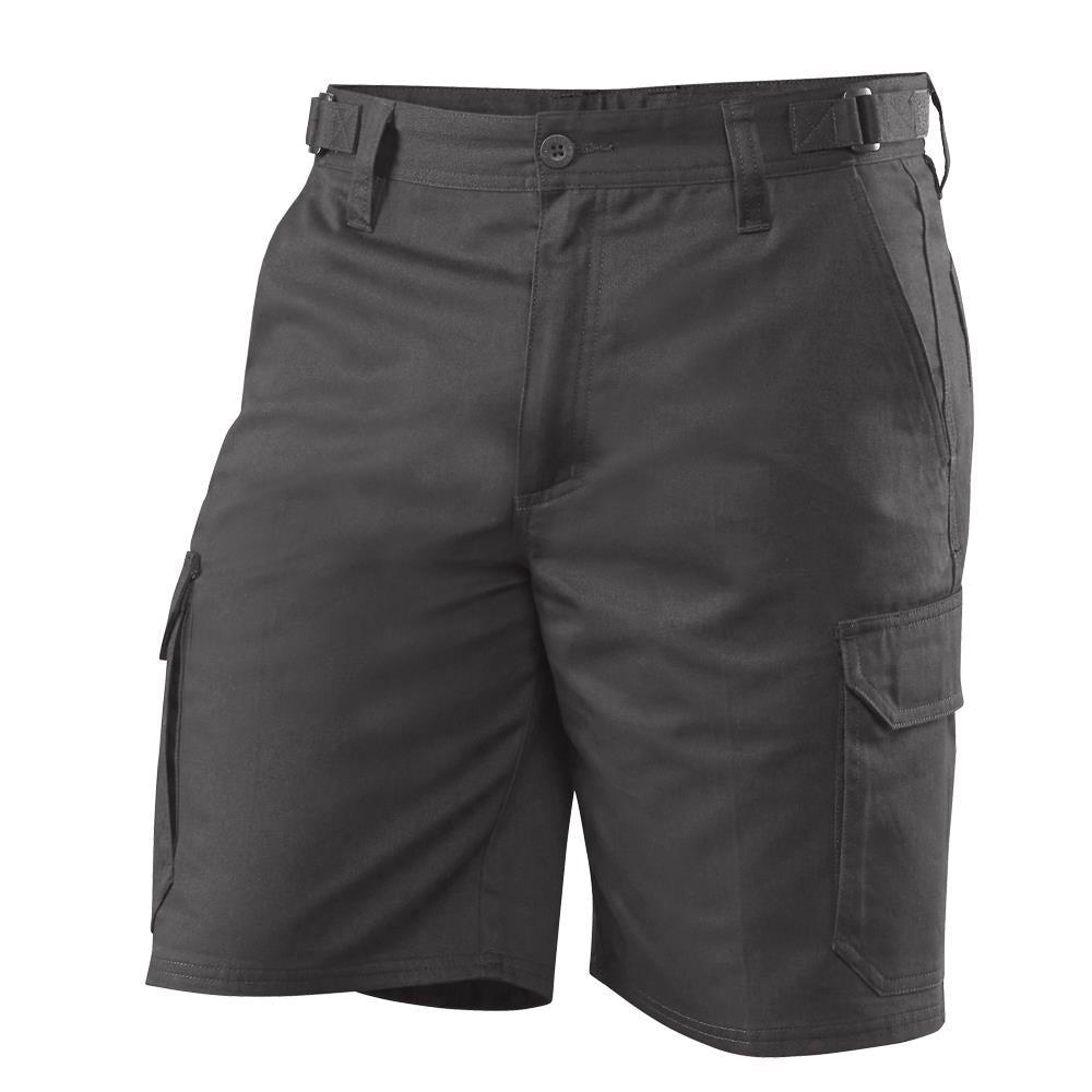 ELEVEN Workwear Essential Drill Cargo Work Short - Charcoal - RSEA Safety Outlet